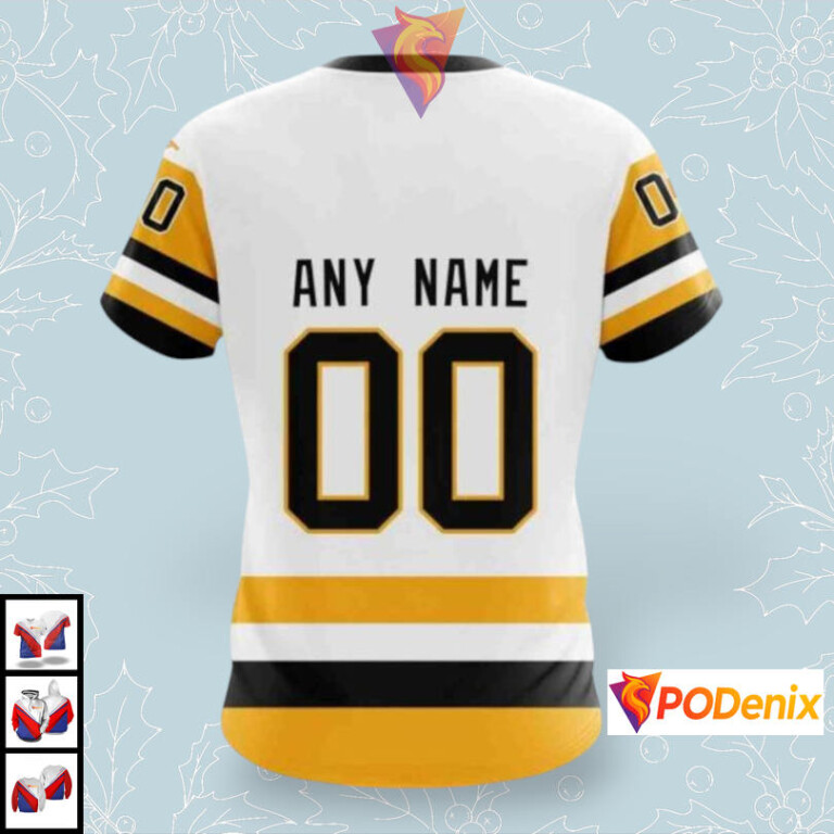 2025 Away Jersey Collection Custom Pittsburgh Penguins Hoodie 3D NHL Apparel - 3