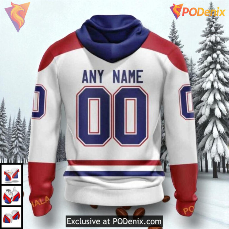 2025 Away Kits Edition NHL Montreal Canadiens Hoodie 3D Custom - 1