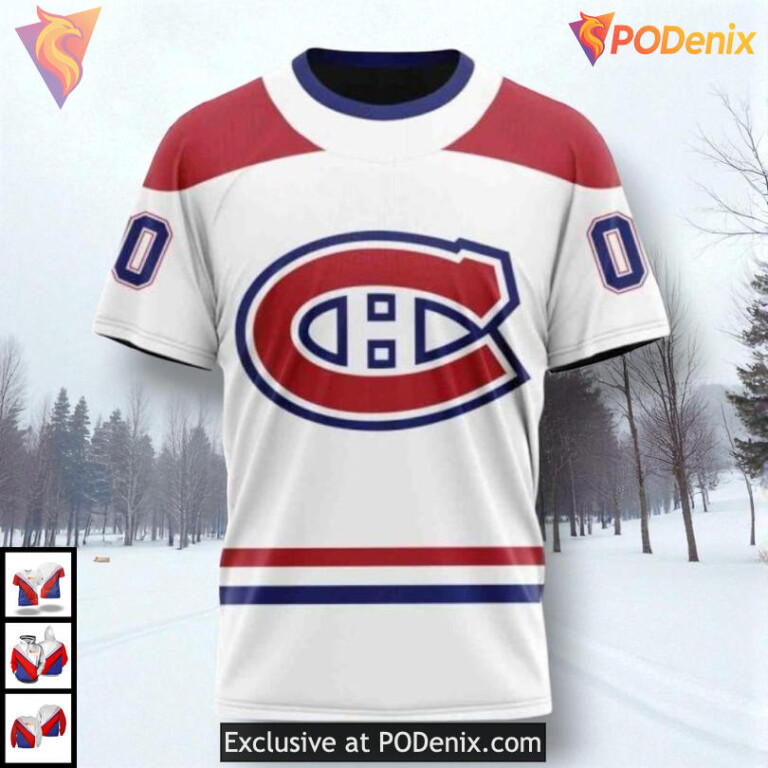 2025 Away Kits Edition NHL Montreal Canadiens Hoodie 3D Custom - 2
