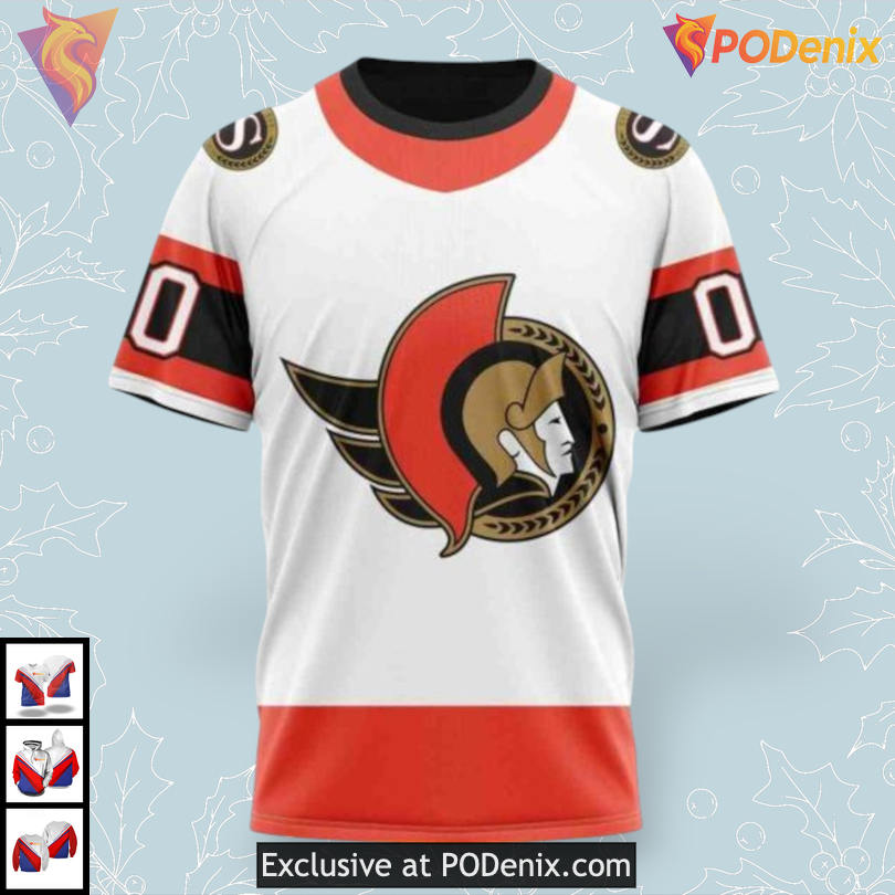 2025 Away Kits Edition NHL Ottawa Senators Hoodie 3D Custom 2025 Away Kits Edition NHL Ottawa Senators Hoodie 3D Custom