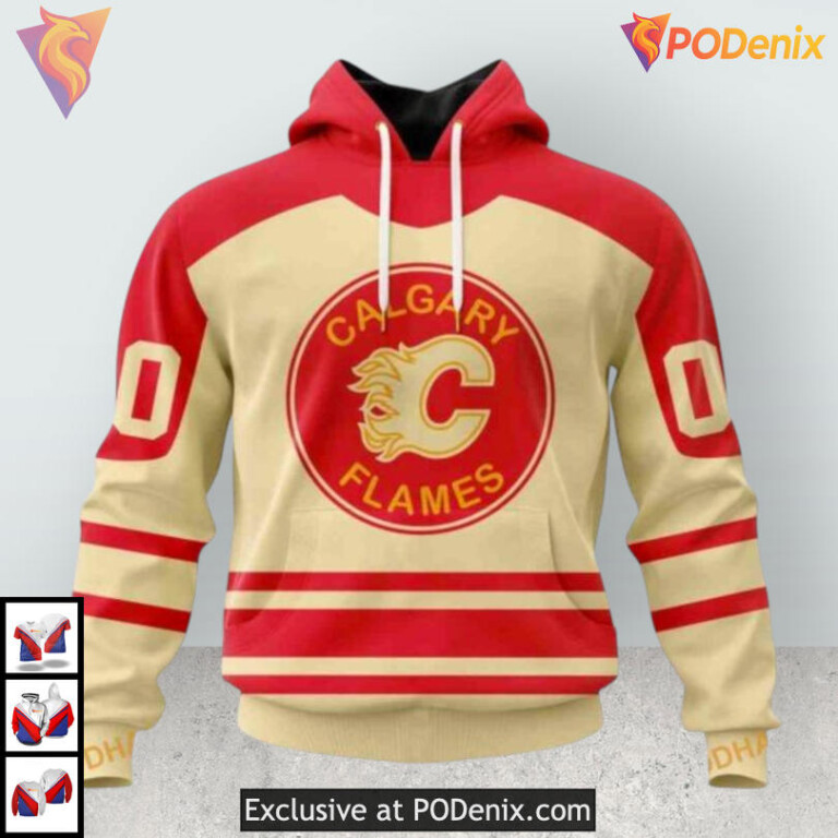 2025 Heritage Classic Tribute Calgary Flames 3D Hoodie Limited NHL Edition