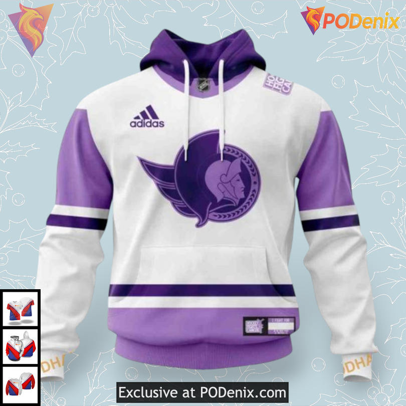 2025 Hockey Fights Cancer Tribute NHL Ottawa Senators 3D Hoodie 2025 Hockey Fights Cancer Tribute NHL Ottawa Senators 3D Hoodie