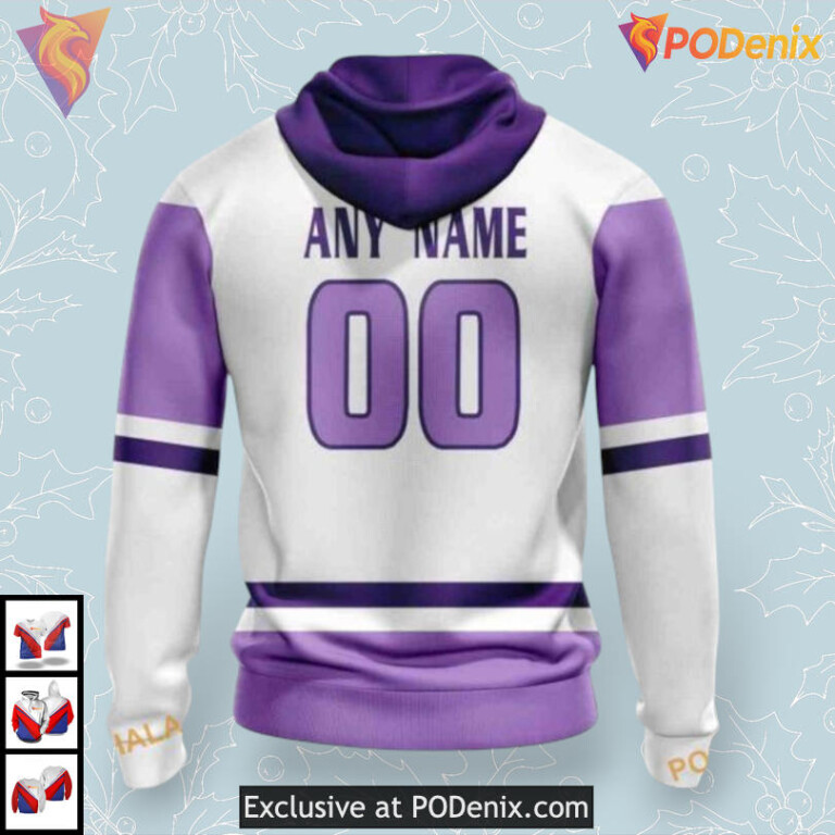 2025 Hockey Fights Cancer Tribute NHL Ottawa Senators 3D Hoodie - 1