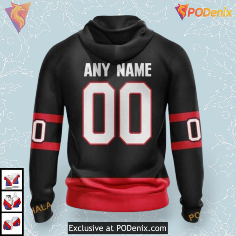 2025 Home Kits Concept NHL Ottawa Senators Hoodie 3D Custom - 1
