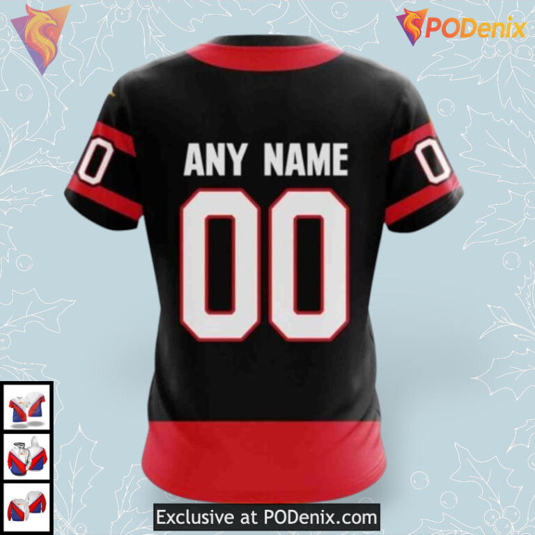 2025 Home Kits Concept NHL Ottawa Senators Hoodie 3D Custom - 3