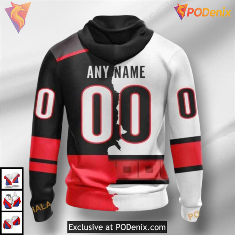 2025 Home Mix Away Concept Carolina Hurricanes Hoodie 3D Sweatshirt - 1