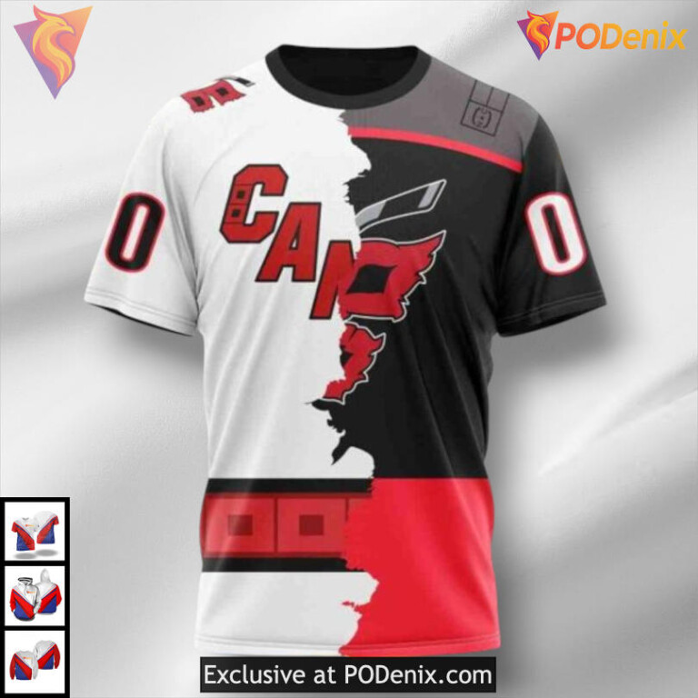 2025 Home Mix Away Concept Carolina Hurricanes Hoodie 3D Sweatshirt - 2