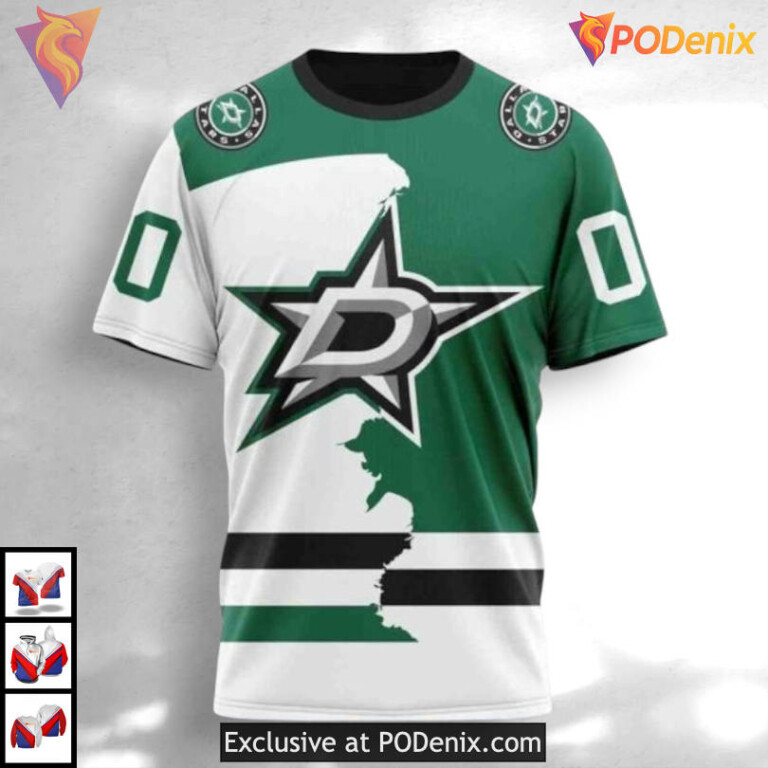 2025 Home Mix Away Concept Dallas Stars Holiday Hoodie Custom 3D Design - 2