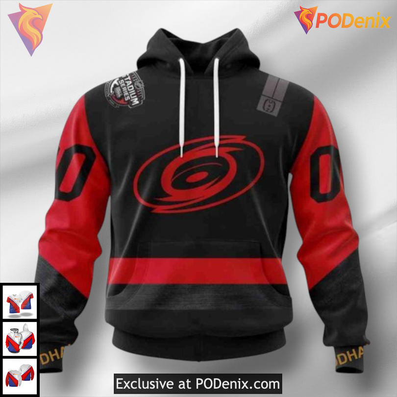 2025 Stadium Series Inspired Carolina Hurricanes All Over Print Hoodie 3D