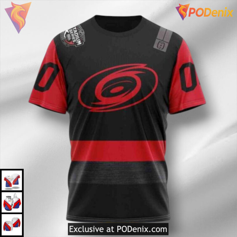 2025 Stadium Series Inspired Carolina Hurricanes All Over Print Hoodie 3D - 2