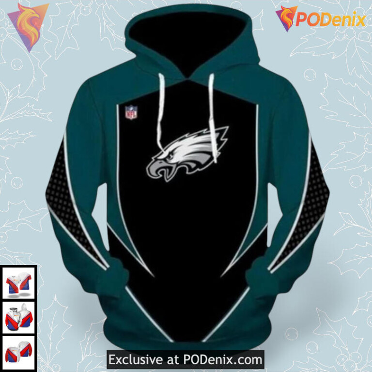 2025 Team Concept Philadelphia Eagles Zip Up Hoodie Custom Modern Edition