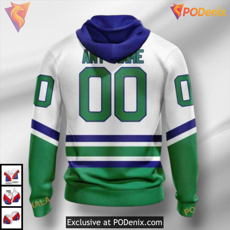 2025 White Whalers Kits Tribute Carolina Hurricanes Sweatshirt Hoodie 3D - 1