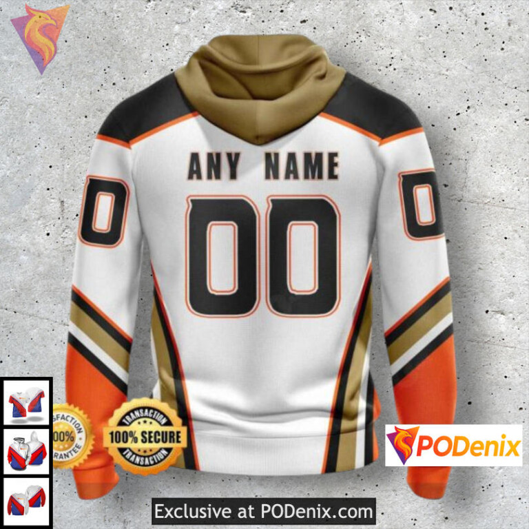 30th Anniversary Logo Edition Anaheim Ducks Hoodie For Men Women NHL Apparel - 1