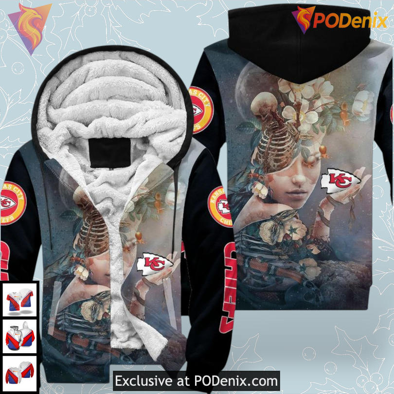 3D Skull Art NFL Kansas City Chiefs Christmas Hoodie Limited Edition S-5XL 3D Skull Art NFL Kansas City Chiefs Christmas Hoodie Limited Edition S-5XL