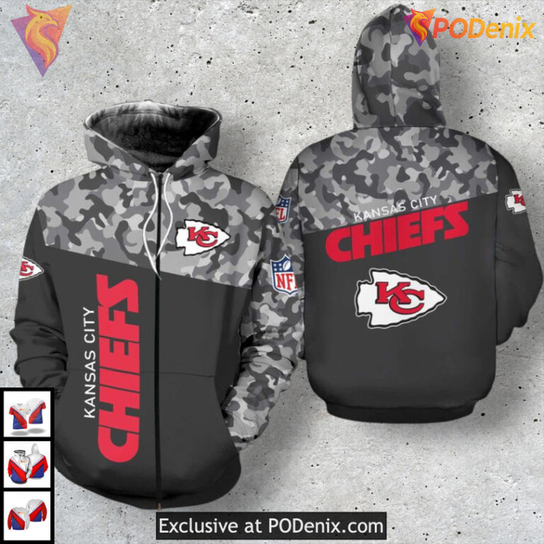All Over Print Limited Edition Kansas City Chiefs Hoodie For Men Custom 3D Gear