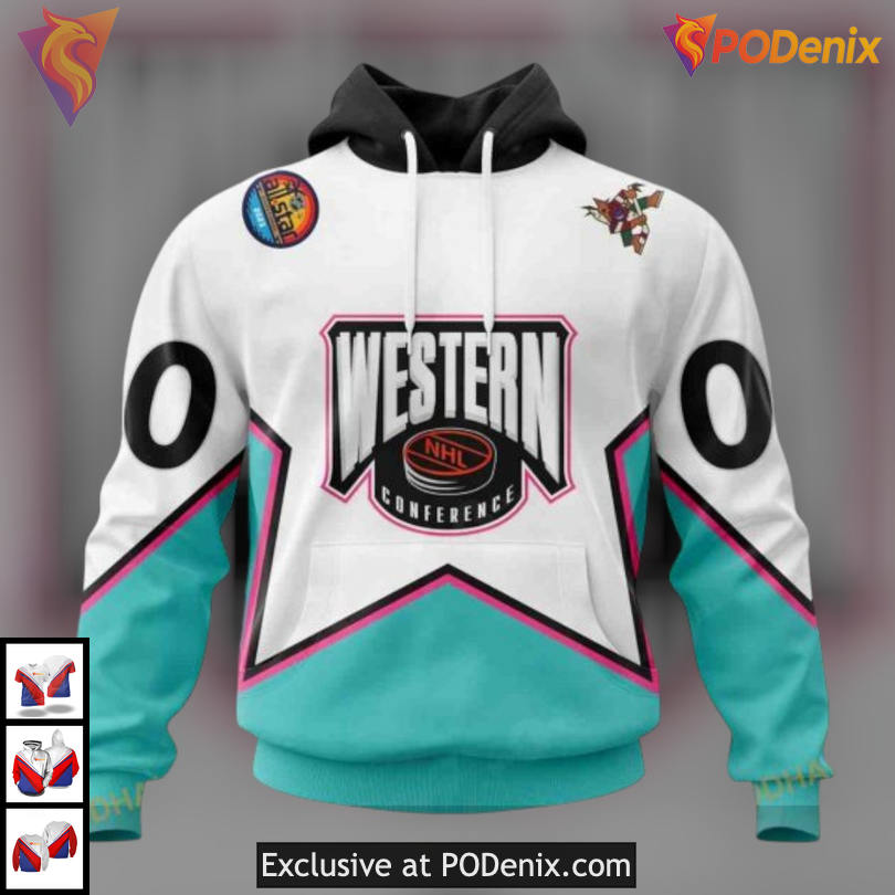 All Star 2025 Western Conference Arizona Coyotes Youth Hoodie Personalized Apparel