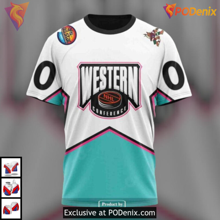 All Star 2025 Western Conference Arizona Coyotes Youth Hoodie Personalized Apparel - 2