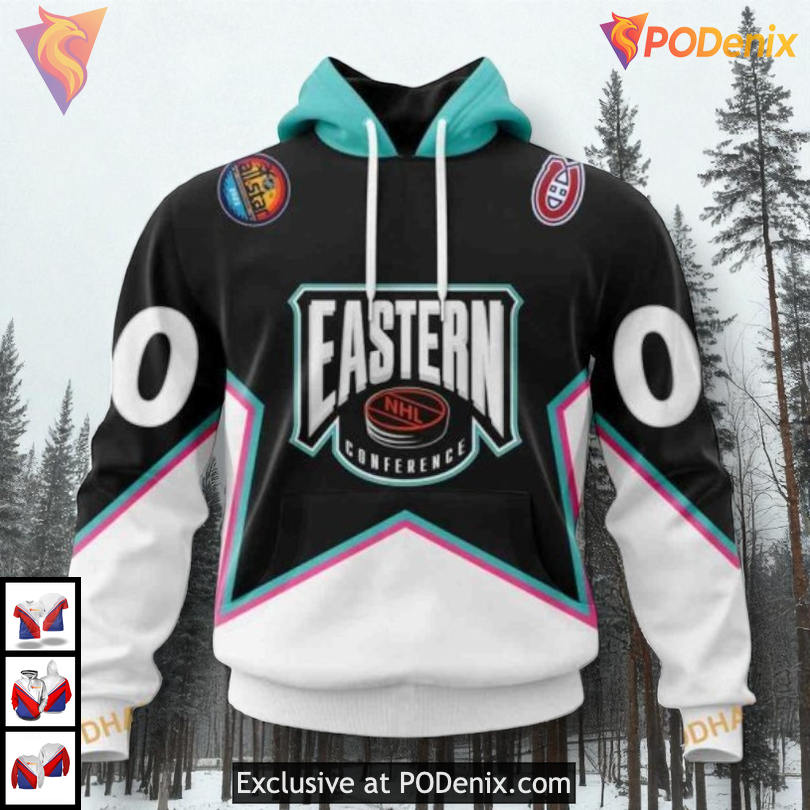 All Star Eastern Conference 2025 NHL Montreal Canadiens Sweatshirt Hoodie 3D