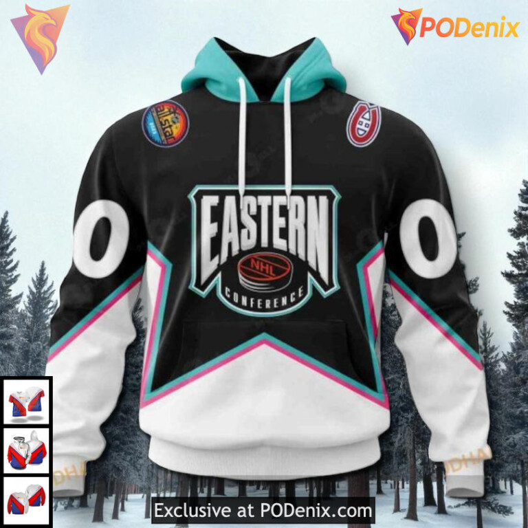 All Star Eastern Conference 2025 NHL Montreal Canadiens Winter Hoodie 3D