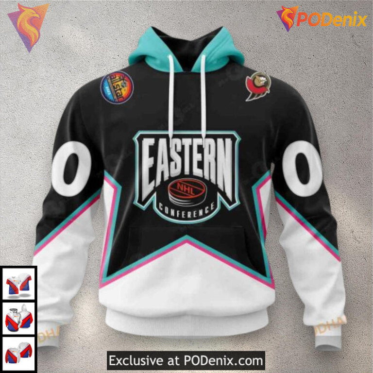 All Star Eastern Conference 2025 NHL Ottawa Senators Unisex Hoodie 3D