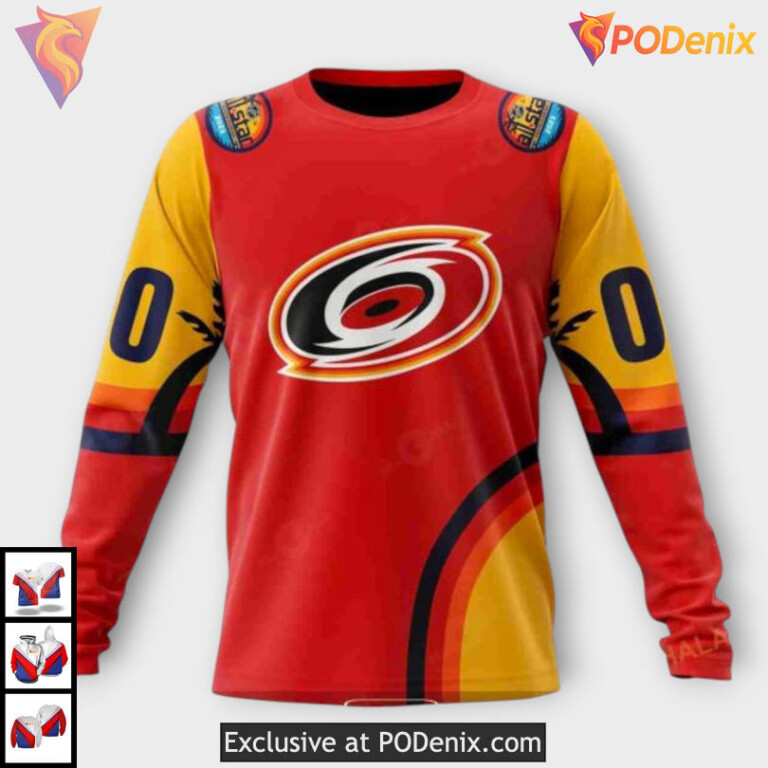 All Star Special Edition Carolina Hurricanes Personalized 3D Hoodie Sweatshirt - 3