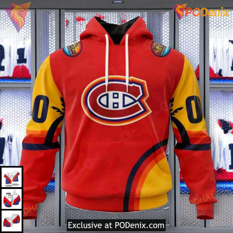 All Star Sunset Edition NHL Montreal Canadiens Christmas Hoodie 3D