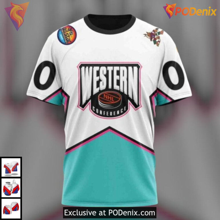 All Star Western Conference 2025 Arizona Coyotes 3D Hoodie Custom Edition - 2