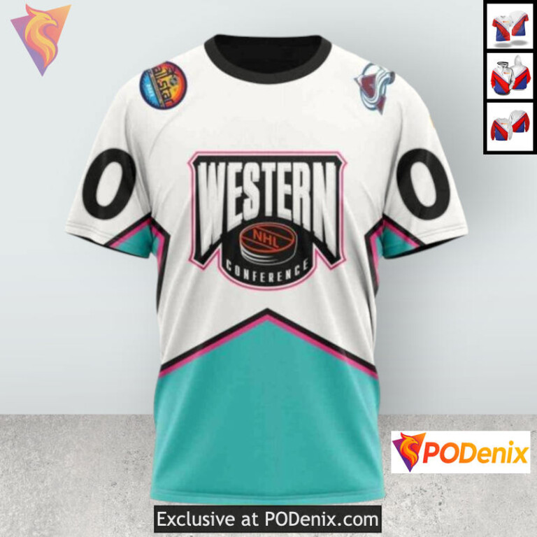 All Star Western Conference 2025 Colorado Avalanche Warm Hoodie Custom Edition - 2
