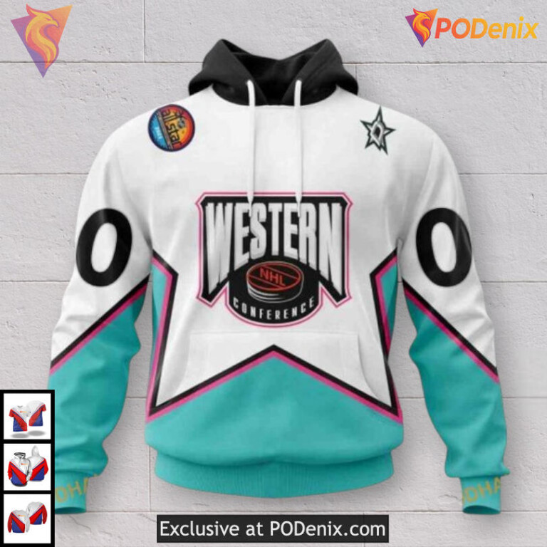 All-Star Western Conference 2025 Dallas Stars All Over Print Hoodie Custom