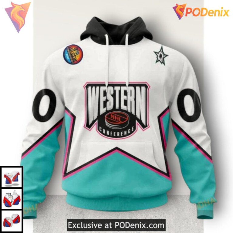 All Star Western Conference 2025 Dallas Stars Mens Hoodie Custom Shirt