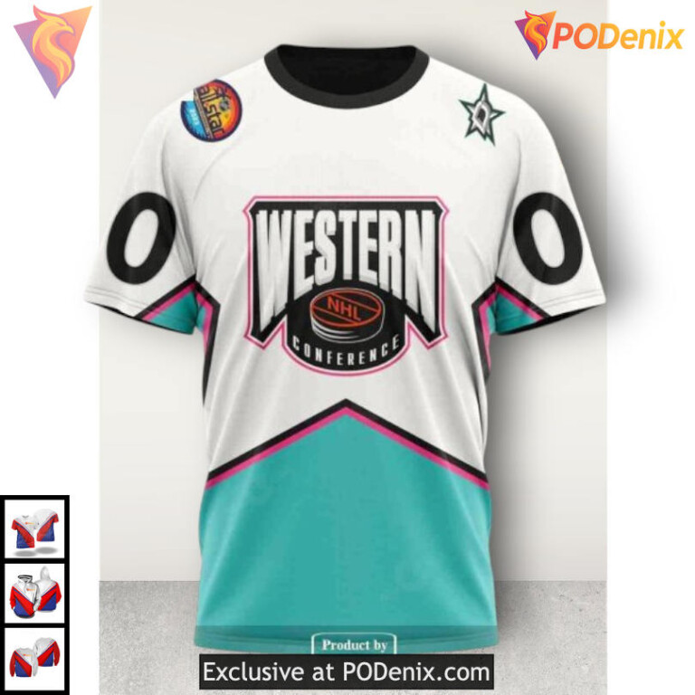 All Star Western Conference 2025 Dallas Stars Mens Hoodie Custom Shirt - 2