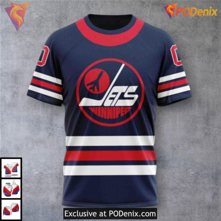 Home Kit 2025 Collection Winnipeg Jets All Over Print Hoodie Custom 3D Design - 2