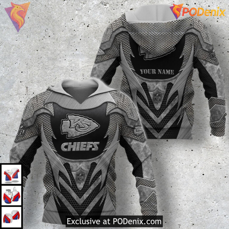 Armored Knight Warrior Limited Edition Kc Chiefs Mens Hoodie Battle Fan Gear
