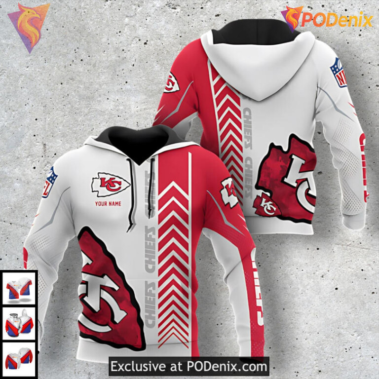 Arrowhead Pride Personalized 3D Style Kc Chiefs Zip Up Hoodie Fan Essential