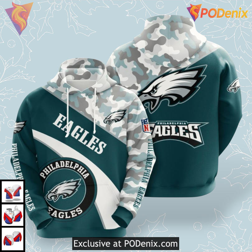 Athletic Spirit Custom Edition Custom Philadelphia Eagles Hoodies All Over Print 3D Athletic Spirit Custom Edition Custom Philadelphia Eagles Hoodies All Over Print 3D