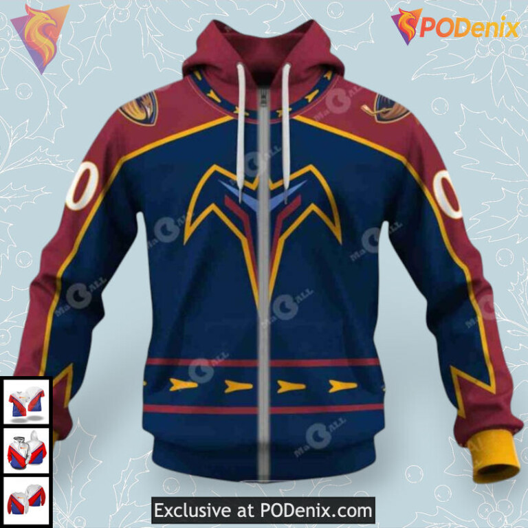 All Star Western Conference 2025 Winnipeg Jets Zip Up Hoodie Custom Design - 2