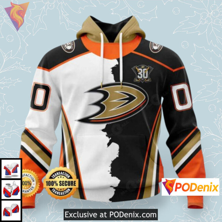 Authentic Team Gear Anaheim Ducks Hoodie 3D Style For Hockey Enthusiasts
