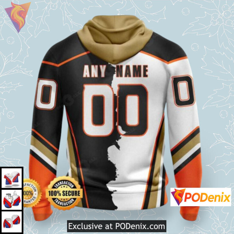 Authentic Team Gear Anaheim Ducks Hoodie 3D Style For Hockey Enthusiasts - 1