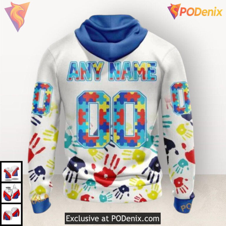 Autism Awareness Inspired Nashville Predators All Over Print Hoodie Custom 3D - 1