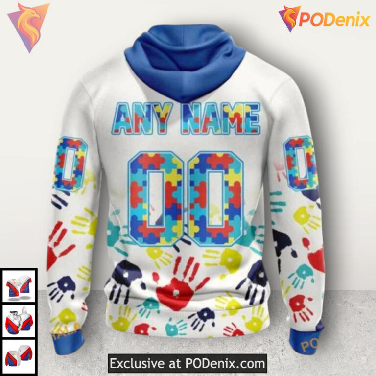 Autism Awareness Puzzle Design NHL Seattle Kraken Holiday Hoodie 3D - 1