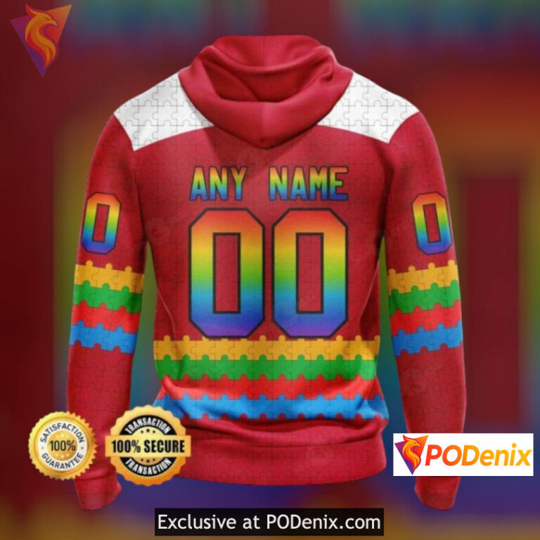Autism Awareness Support Edition New Jersey Devils 3D Hoodie Personalized - 1