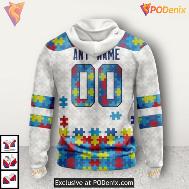 Autism Awareness Tribute Edition NHL Seattle Kraken Winter Hoodie 3D - 1