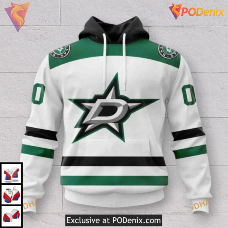 Away Kits 2025 Tribute Dallas Stars 3D Hoodie Custom Design