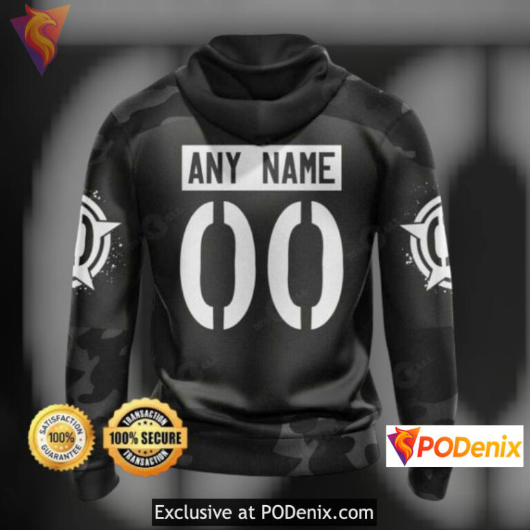 Black Camo Edition New Jersey Devils Hoodie Unique NHL Fan Apparel - 1