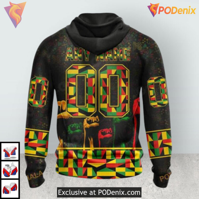 Black History Month Celebration Custom Personalized Seattle Kraken Hoodie 3D - 1