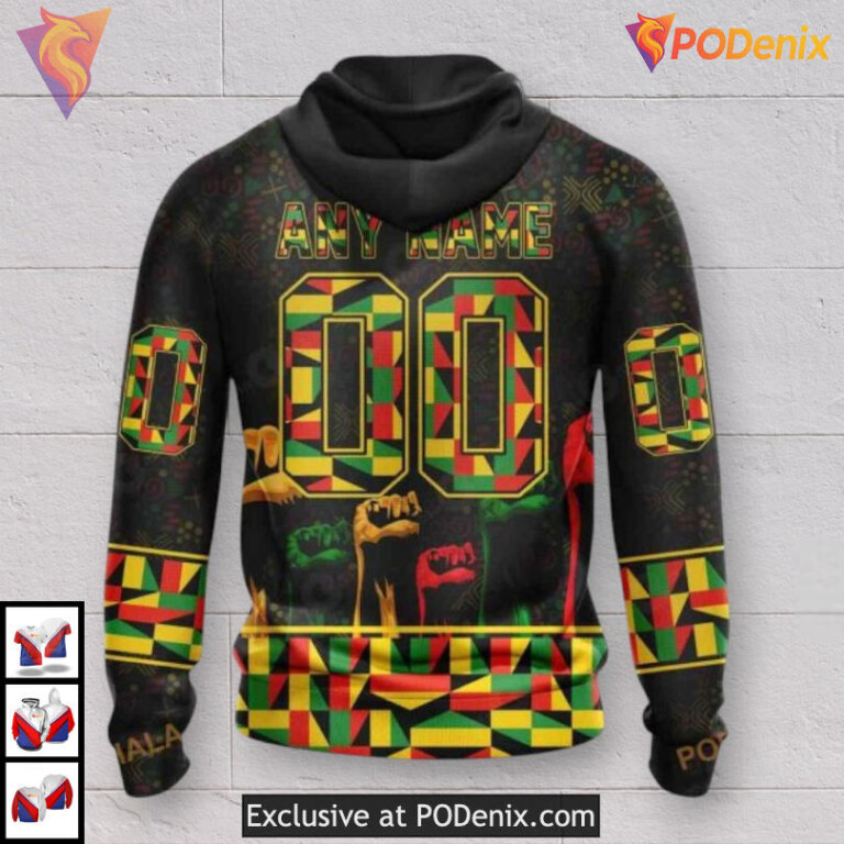 Black History Month Celebration Dallas Stars Kids Hoodie 3D Custom Shirt - 1