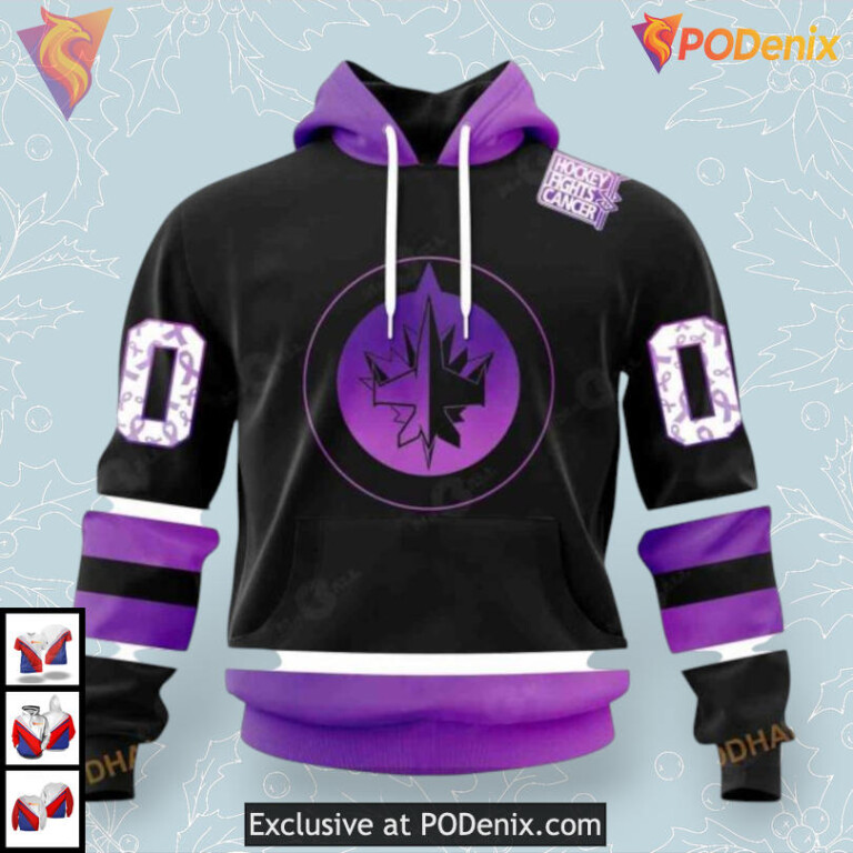 Camo Military Jersey Concept Custom Name Winnipeg Jets Hoodie 3D NHL Design