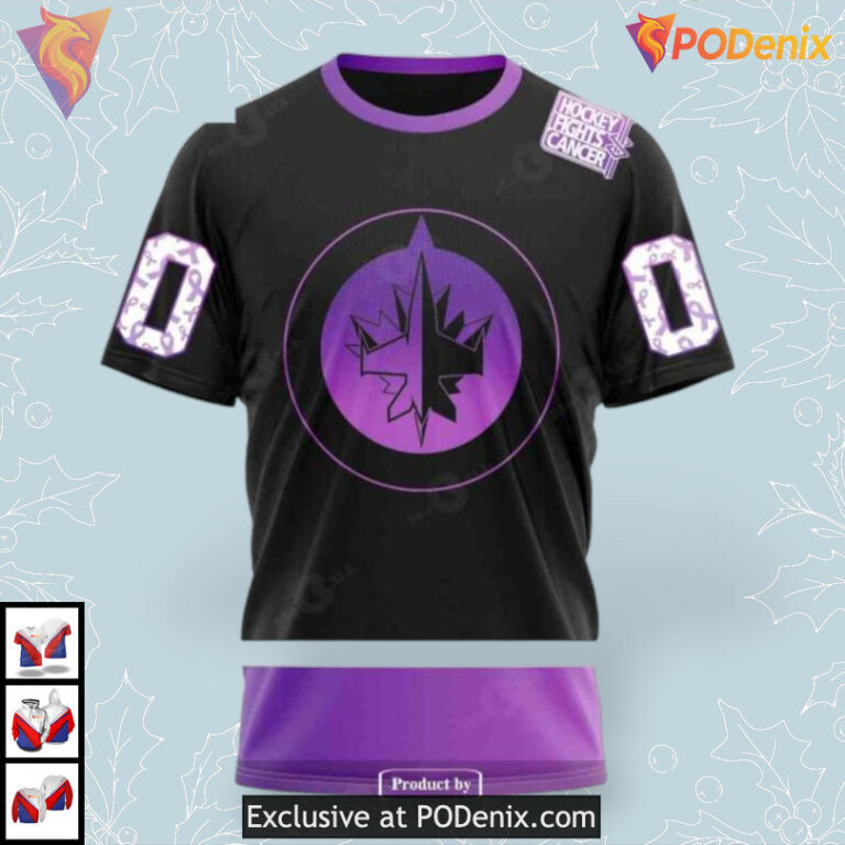 Camo Military Jersey Concept Custom Name Winnipeg Jets Hoodie 3D NHL Design - 2