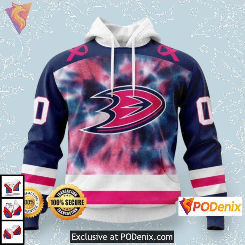 Breast Cancer Awareness Edition Anaheim Ducks Hoodie All Over Print Support Wear Breast Cancer Awareness Edition Anaheim Ducks Hoodie All Over Print Support Wear