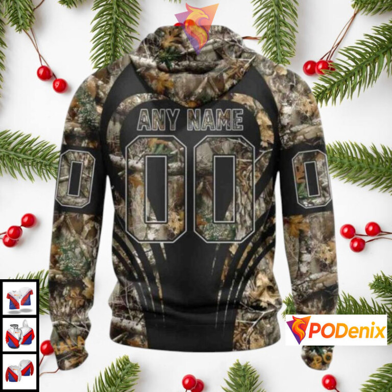 Camo Hunting Graphic Concept Personalized Pittsburgh Penguins Hoodie NHL 3D - 1